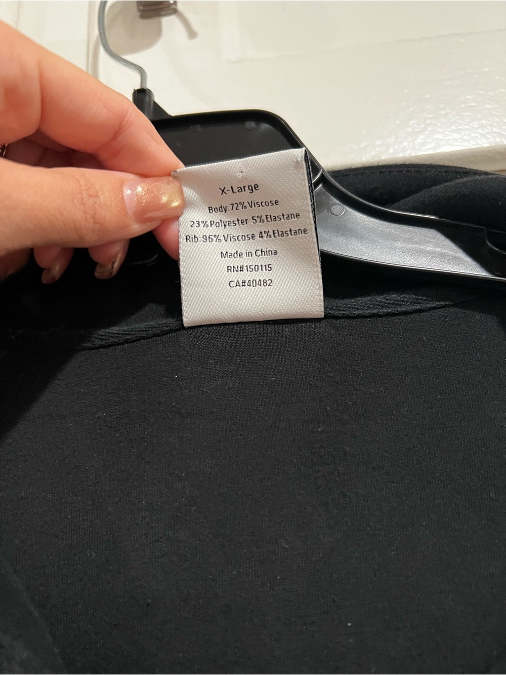Varley Black Zip-Neck Pull-On short set - Picture 3 of 5